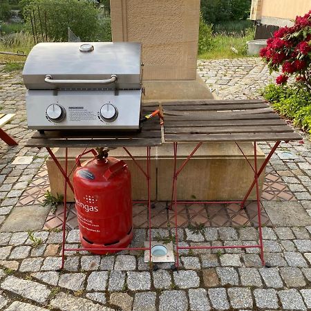 Ferienwohnung Wachstube Mit 3 Schlafraeumen Im Rittergut Leppersdorf Wachau Buitenkant foto