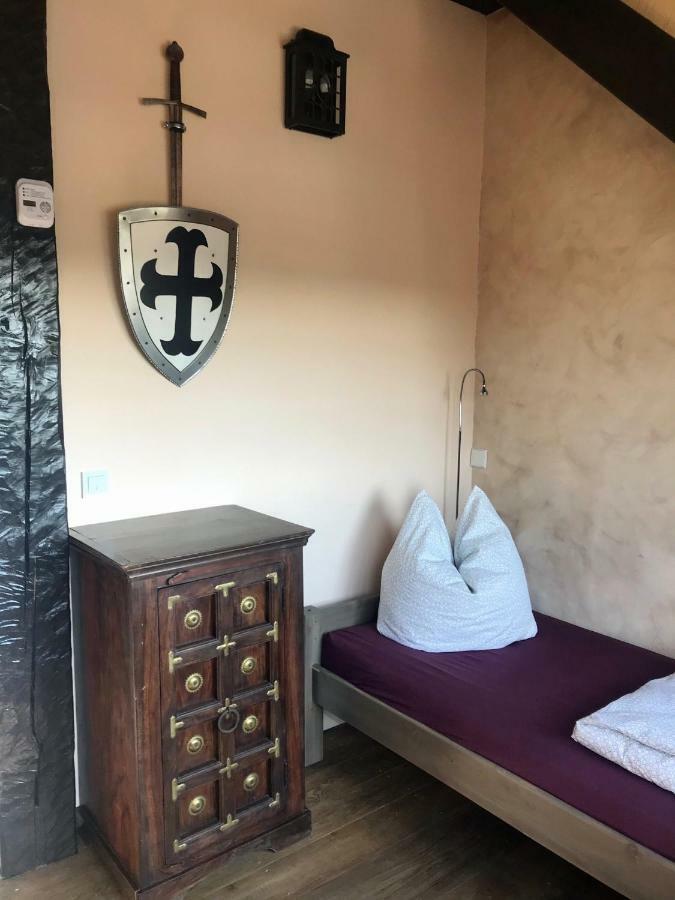 Ferienwohnung Wachstube Mit 3 Schlafraeumen Im Rittergut Leppersdorf Wachau Buitenkant foto
