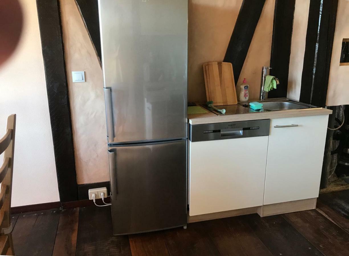 Ferienwohnung Wachstube Mit 3 Schlafraeumen Im Rittergut Leppersdorf Wachau Buitenkant foto