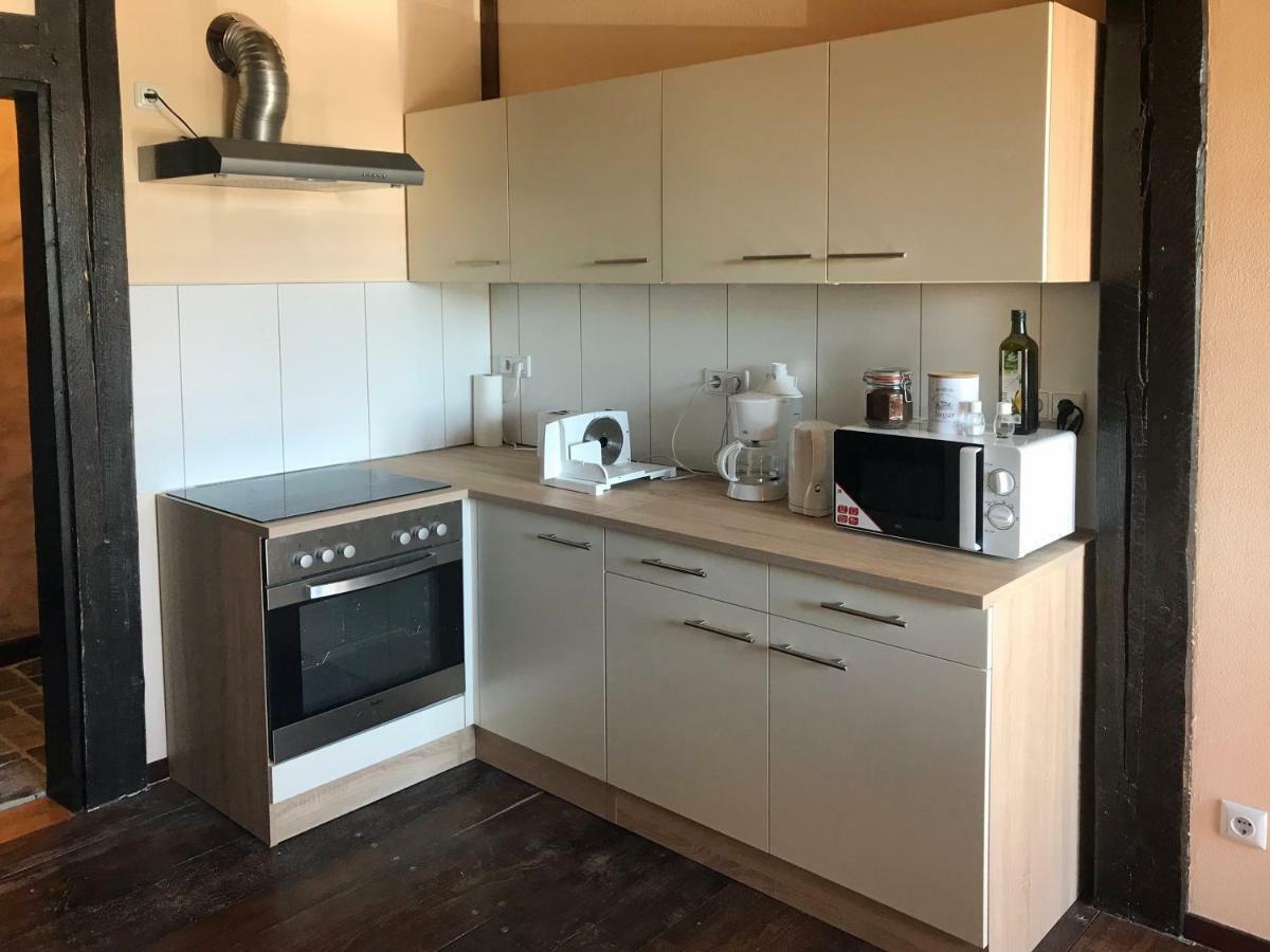Ferienwohnung Wachstube Mit 3 Schlafraeumen Im Rittergut Leppersdorf Wachau Buitenkant foto